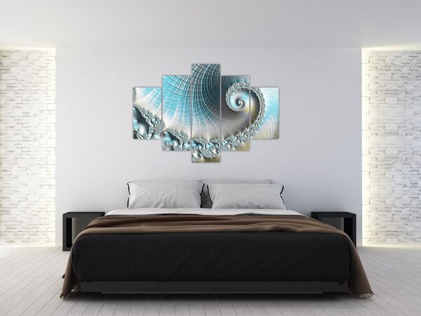 Teksturirana spiralna slika (150x105 cm)