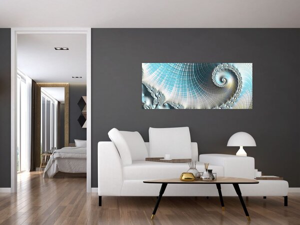 Teksturirana spiralna slika (120x50 cm)
