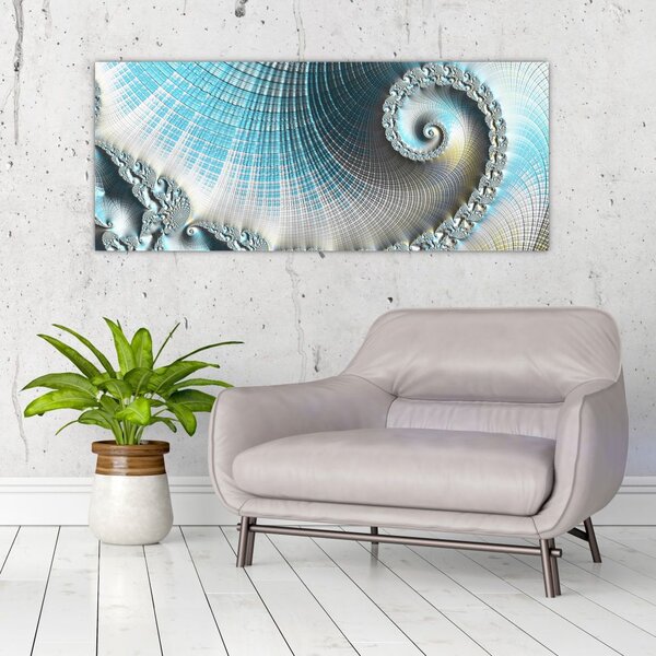 Teksturirana spiralna slika (120x50 cm)