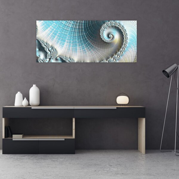 Teksturirana spiralna slika (120x50 cm)