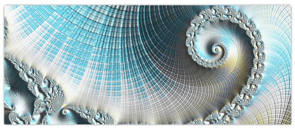 Teksturirana spiralna slika (120x50 cm)