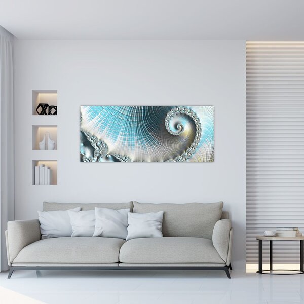 Teksturirana spiralna slika (120x50 cm)