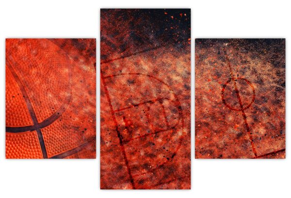 Slika - Košarkarska žoga (90x60 cm)