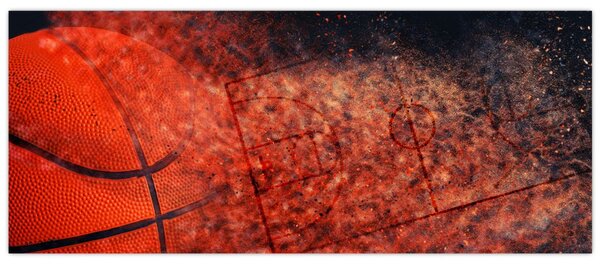 Slika - Košarkarska žoga (120x50 cm)