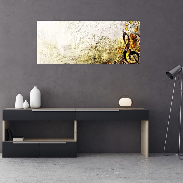 Slika - Moč glasbe (120x50 cm)