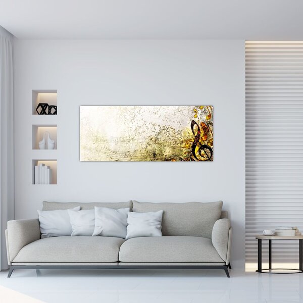 Slika - Moč glasbe (120x50 cm)