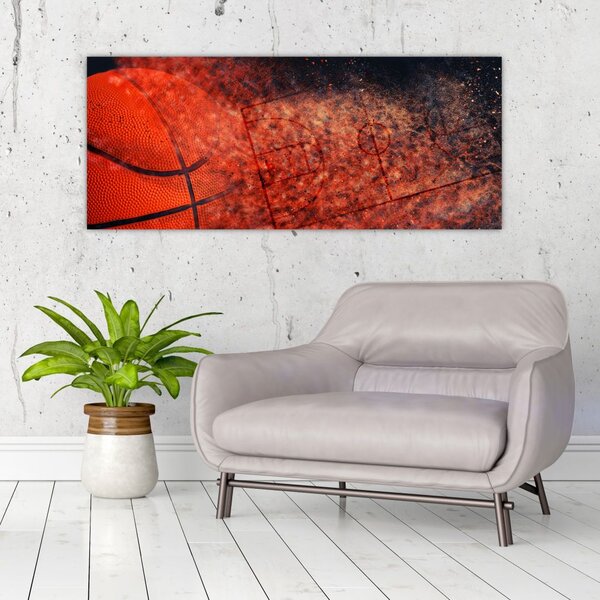Slika - Košarkarska žoga (120x50 cm)
