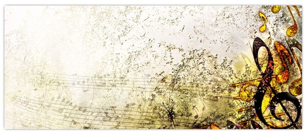 Slika - Moč glasbe (120x50 cm)