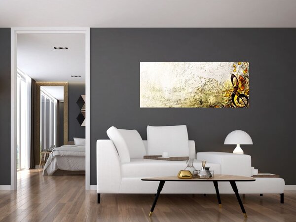 Slika - Moč glasbe (120x50 cm)