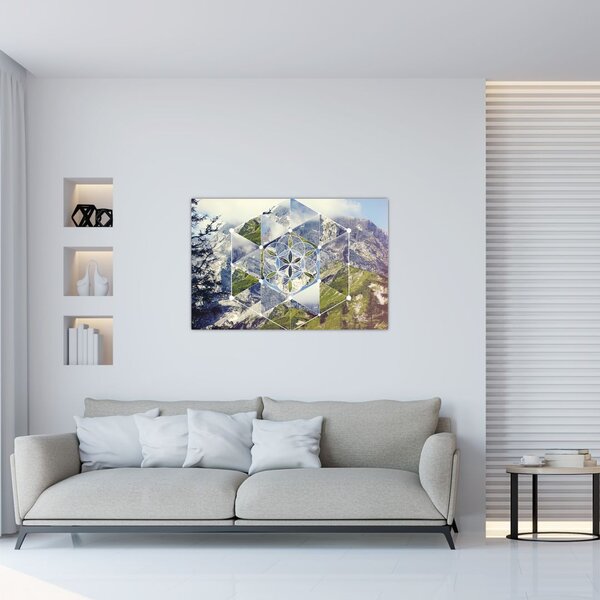 Slika - Geometrijski lik (90x60 cm)