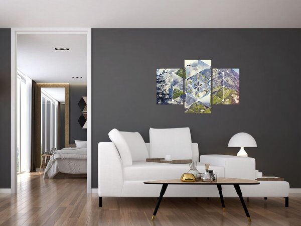 Slika - Geometrijski lik (90x60 cm)