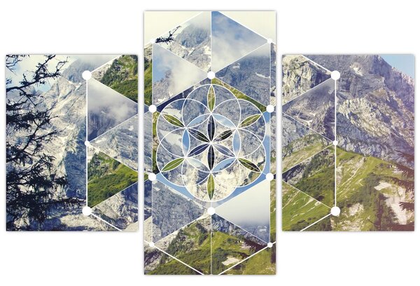 Slika - Geometrijski lik (90x60 cm)