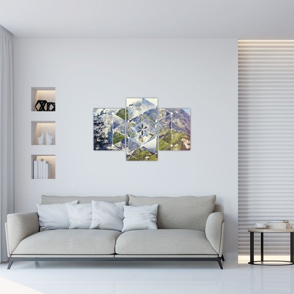 Slika - Geometrijski lik (90x60 cm)