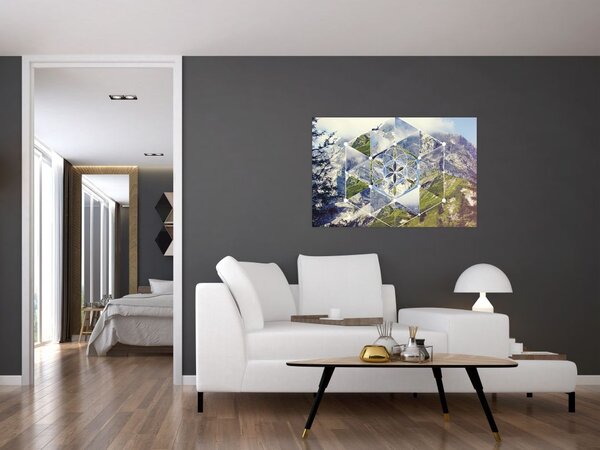 Slika - Geometrijski lik (90x60 cm)