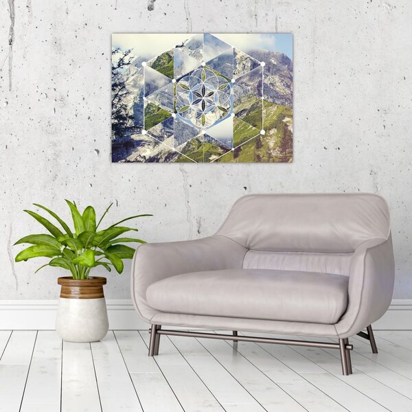 Slika - Geometrijski lik (70x50 cm)