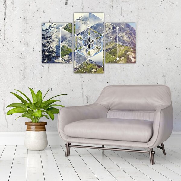 Slika - Geometrijski lik (90x60 cm)