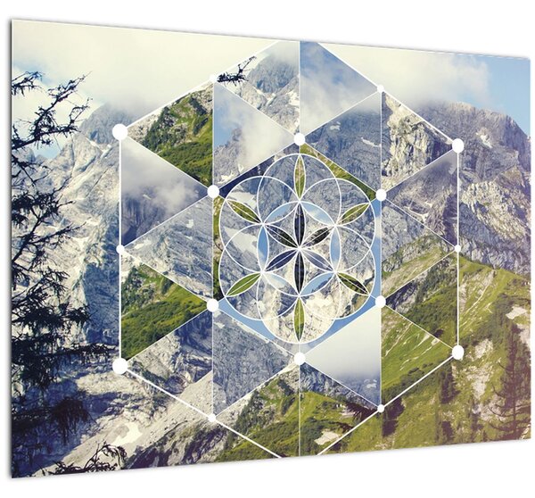 Slika - Geometrijski lik (70x50 cm)