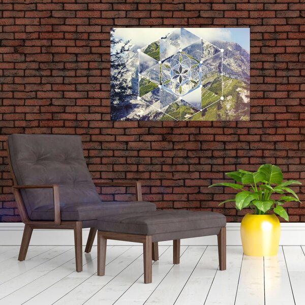 Slika - Geometrijski lik (90x60 cm)
