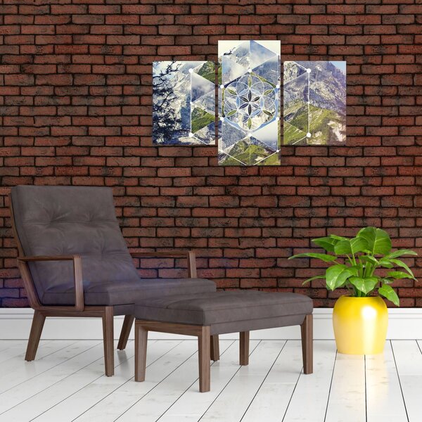 Slika - Geometrijski lik (90x60 cm)