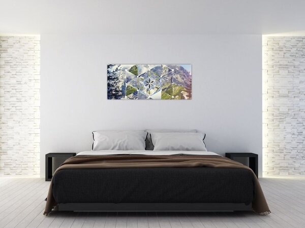 Slika - Geometrijski lik (120x50 cm)