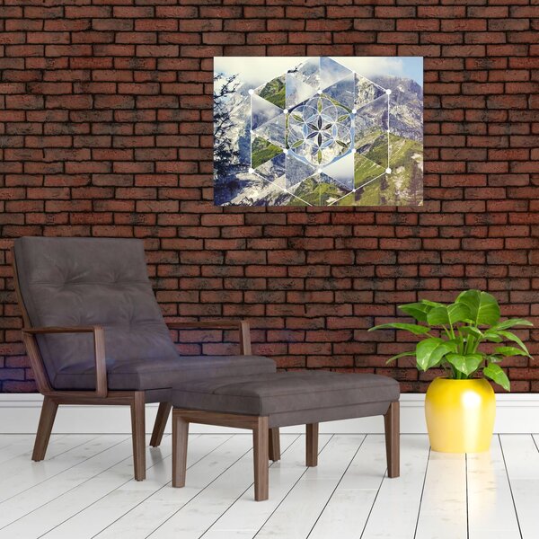 Slika - Geometrijski lik (70x50 cm)