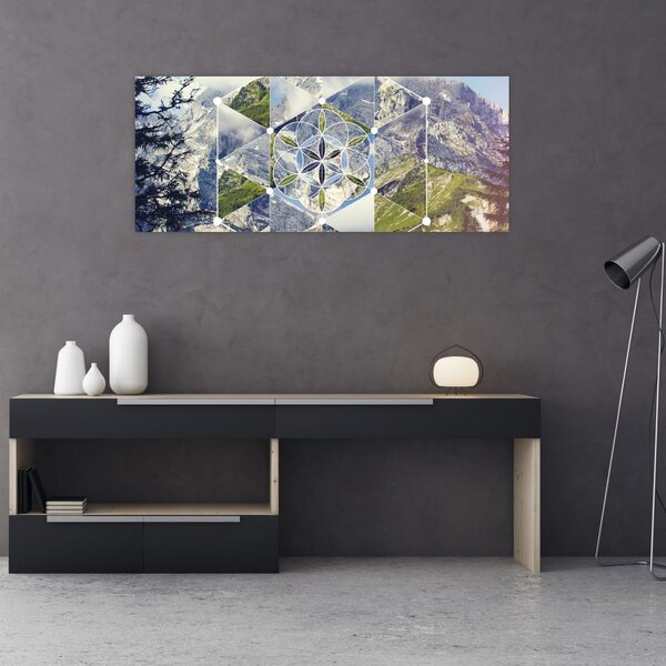 Slika - Geometrijski lik (120x50 cm)