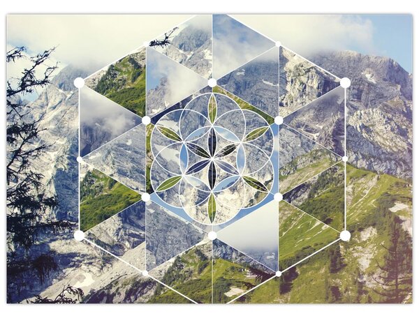 Slika - Geometrijski lik (70x50 cm)