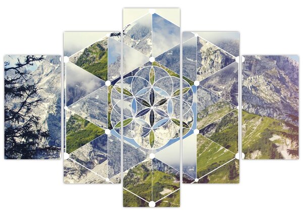 Slika - Geometrijski lik (150x105 cm)
