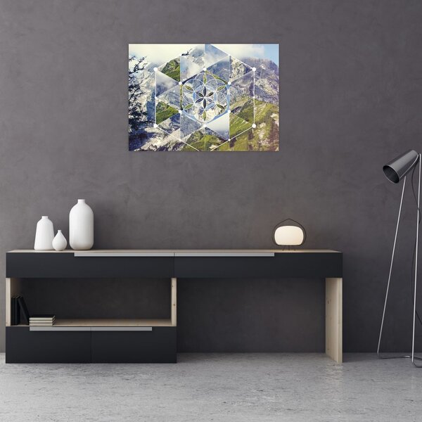 Slika - Geometrijski lik (70x50 cm)