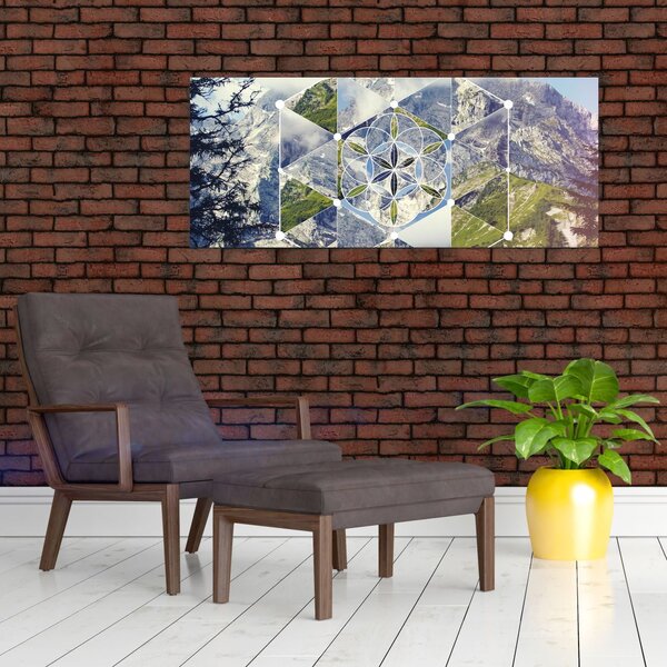 Slika - Geometrijski lik (120x50 cm)