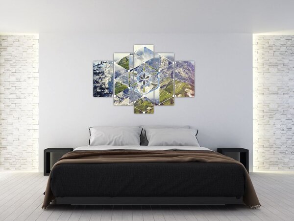 Slika - Geometrijski lik (150x105 cm)