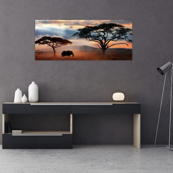 Slika - Nacionalni park Serengeti, Tanzanija, Afrika (120x50 cm)