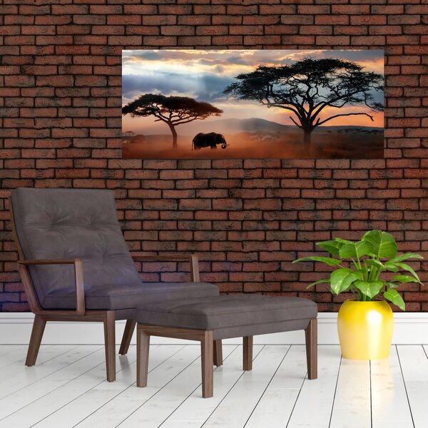 Slika - Nacionalni park Serengeti, Tanzanija, Afrika (120x50 cm)