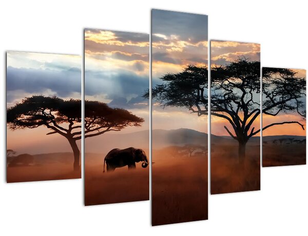 Slika - Nacionalni park Serengeti, Tanzanija, Afrika (150x105 cm)
