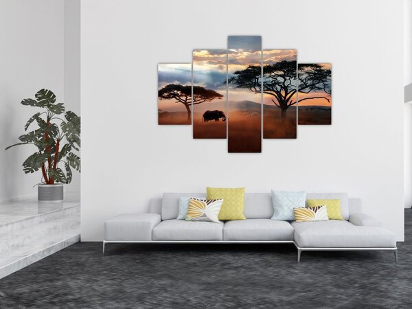 Slika - Nacionalni park Serengeti, Tanzanija, Afrika (150x105 cm)