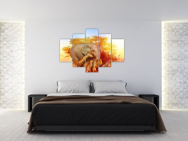 Slika afriških živali (150x105 cm)