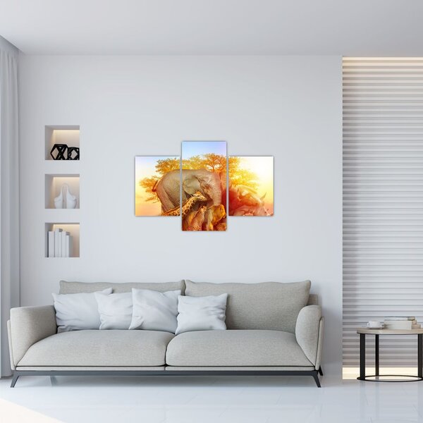 Slika afriških živali (90x60 cm)