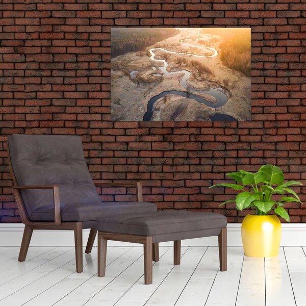 Slika - Zora nad meandri (90x60 cm)