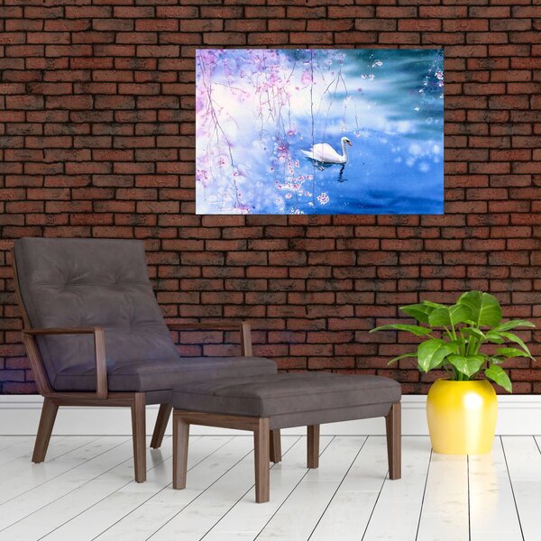Slika - Čarobno jezero (90x60 cm)