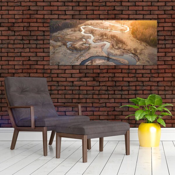 Slika - Zora nad meandri (120x50 cm)