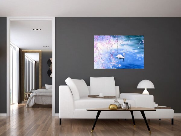 Slika - Čarobno jezero (90x60 cm)
