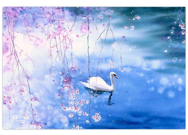 Slika - Čarobno jezero (90x60 cm)