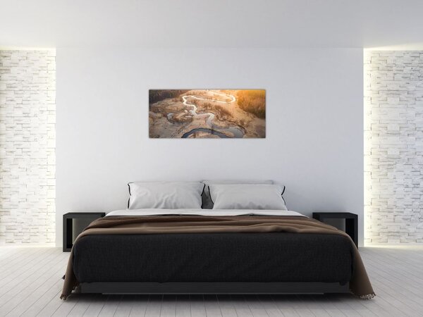 Slika - Zora nad meandri (120x50 cm)