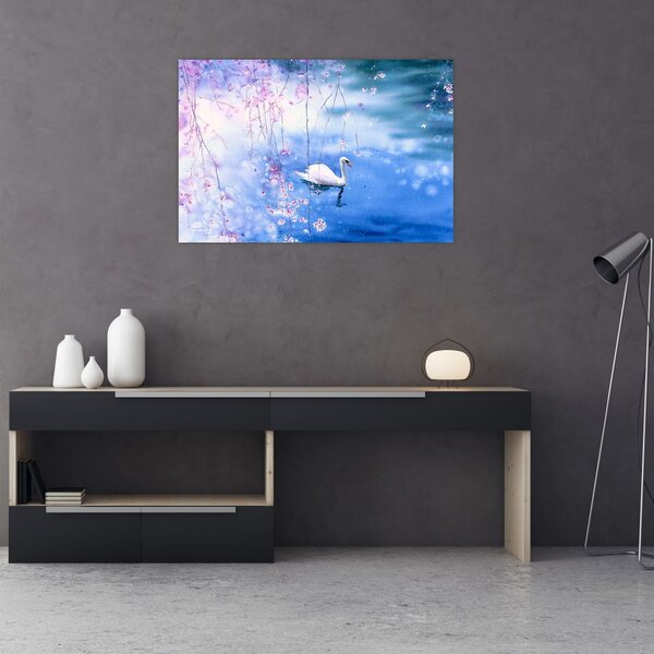 Slika - Čarobno jezero (90x60 cm)
