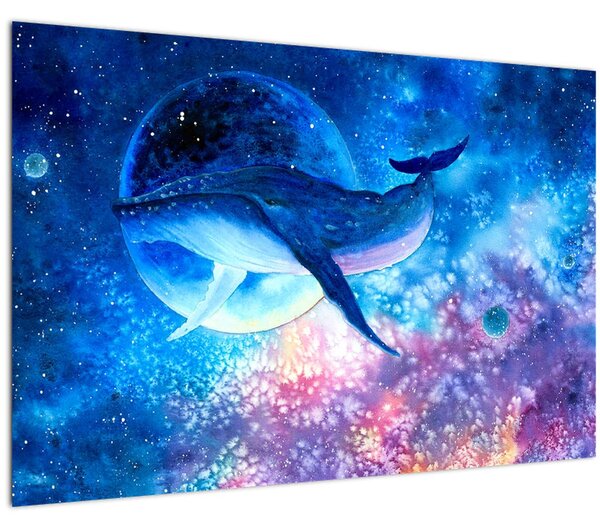 Slika - Vesoljski kit (90x60 cm)