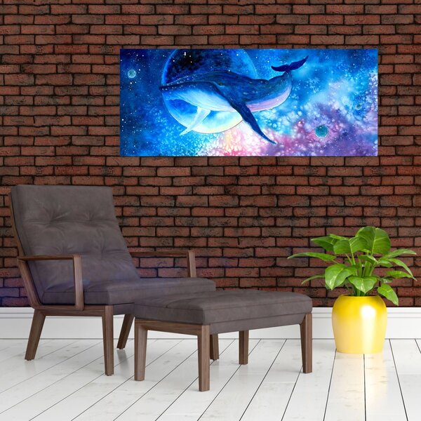 Slika - Vesoljski kit (120x50 cm)