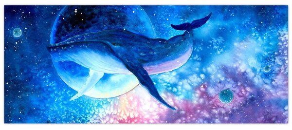 Slika - Vesoljski kit (120x50 cm)