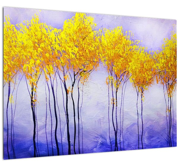 Slika rumenih dreves (70x50 cm)