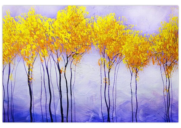 Slika rumenih dreves (90x60 cm)