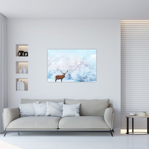 Slika veličastnega jelena (90x60 cm)